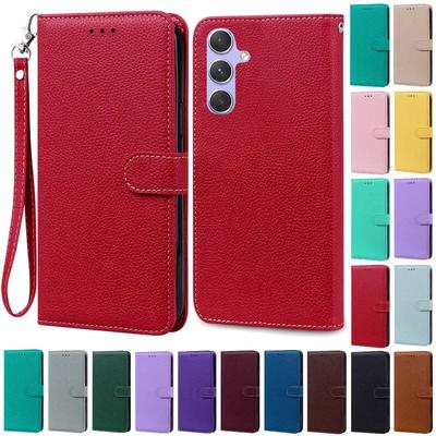 A24 A34 A54 A35 A55 A25 A15 A14 5G Case For Samsung Galaxy A34 Case Leather Wallet Flip Case For Samsung A54 5G GalaxyA54 A04S A05S A35 Phone Cases