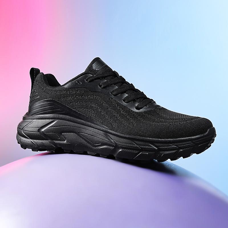 2025 large size popular versatile breathable sneakers spring and summer lightweight thick-soled shock-absorbing running shoes men's