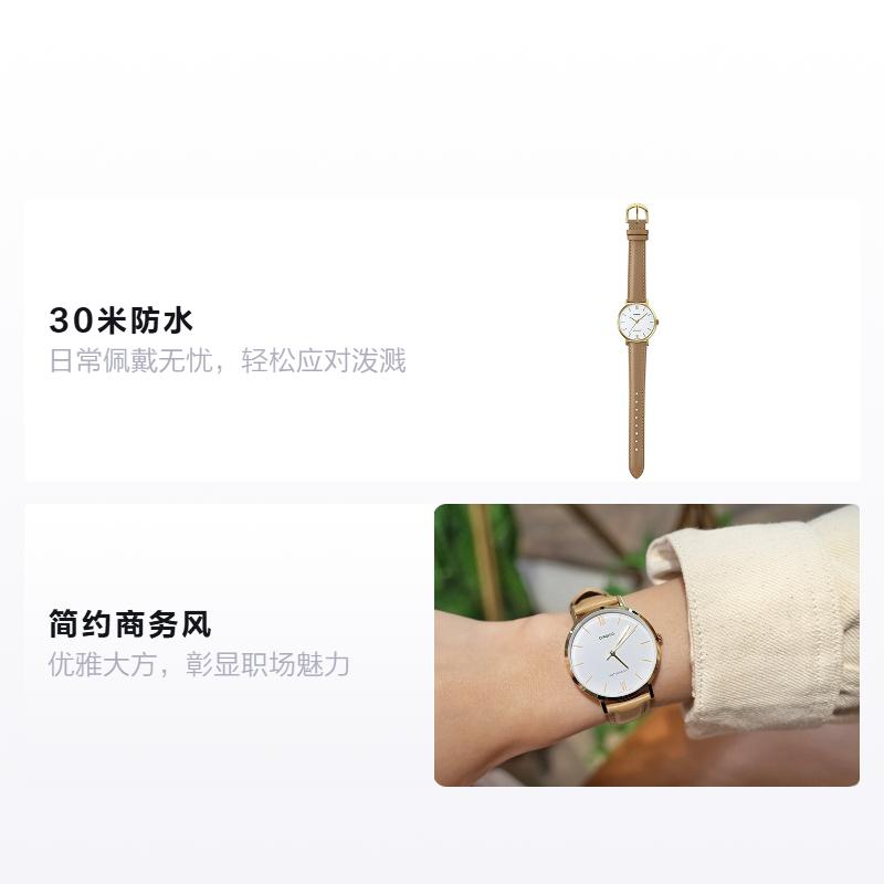 Casio STANDARD Series Simple Business Belt Fashion Quartz Movement Leather Strap Japanese and Korean Watch Women's Watch White Dial LTP-VT01GL-7B
