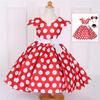 Mouse Costume for Polka and Great for Everyday Wear [Formemory] Kids, Cosplay, Halloween, Christmas, Dots, Skirt, Dress, Bag, Headband, 3-Piece Set,