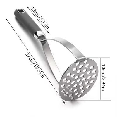 Stainless Steel Cooking Crusher Potato Press Kitchen Tool Manual Potato Masher Purple Potato Crusher