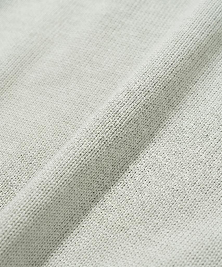 KNITTED Cotton Button Collar Knit Mint