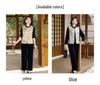Elegant Chinese-Style Gold Velvet Spring Suit for Moms - Three-Piece Set for Middle-Aged & Elderly Women (2026)