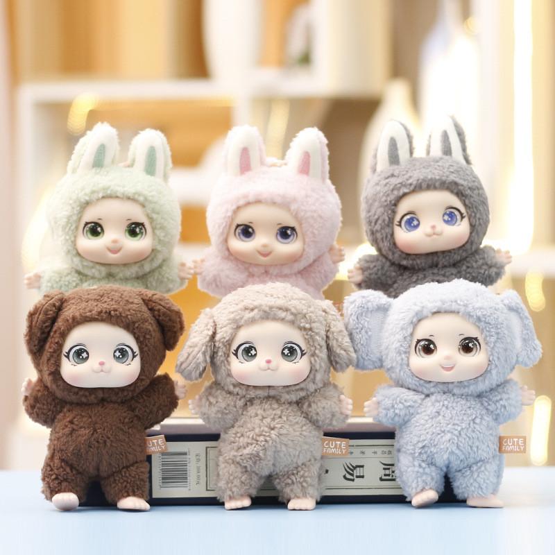 Cute Bunny Plush Keychain With Soft Silicone Material For Backpack Decor And Gift