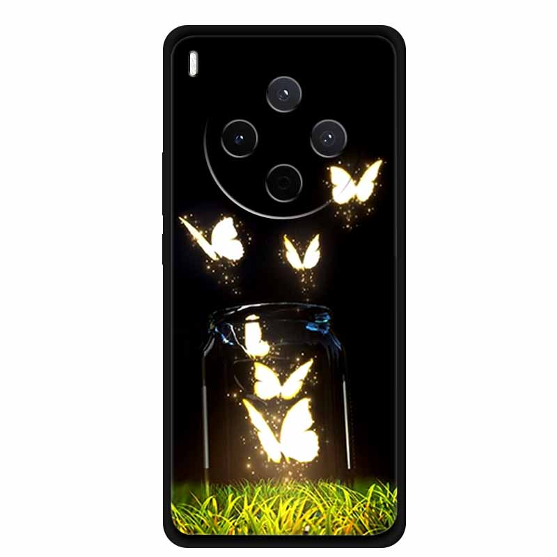 For vivo Y500 Pro 5G Case Flowers Soft Silicone TPU Phone Cases for vivoY500 Pro Shockproof Cool Wolf Animals Protective Cover