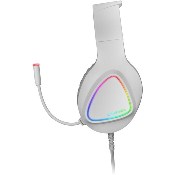 Casque Gaming Mars Gaming MH222 Blanc avec Microphone
