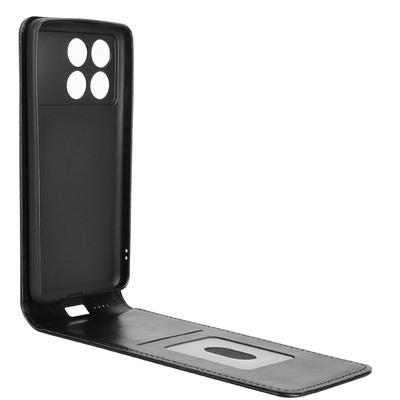 Θήκη για Xiaomi Poco X6 Pro 5G/Redmi K70E 5G με Θήκη Κάρτας Μαγνητική Κάθετη Αναδιπλούμενη Δερμάτινο Κάλυμμα Κινητού