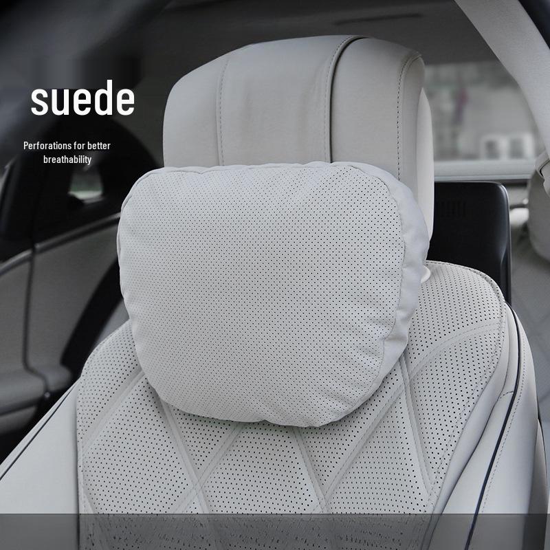 Wildleder Dupont Baumwolle Nacken- und Taillenstützkissen für Tesla und Mercedes-Benz S-Klasse Maybach