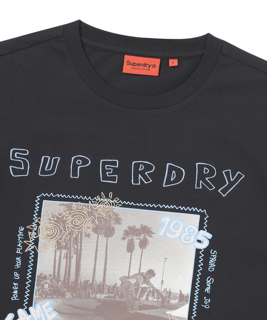 Syupeodeulai Summer Skating T-Shirt Black