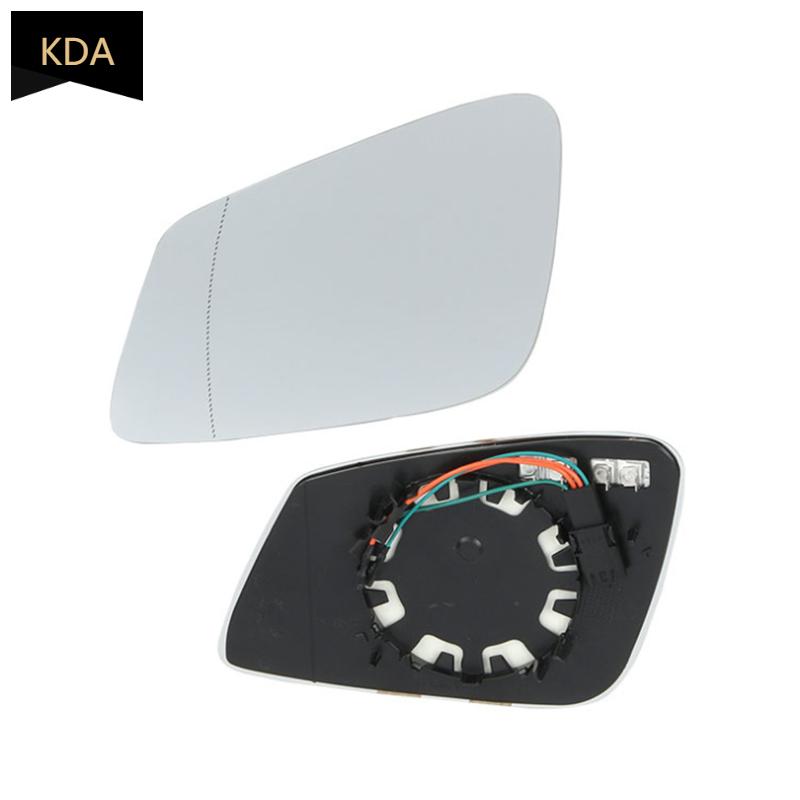 Left Right Heated Mirror Glass With Wire 4 P For BMW 5 6 7 E60 F10 F18 GT F07 F06 F01 F02 51167186587 51167186588