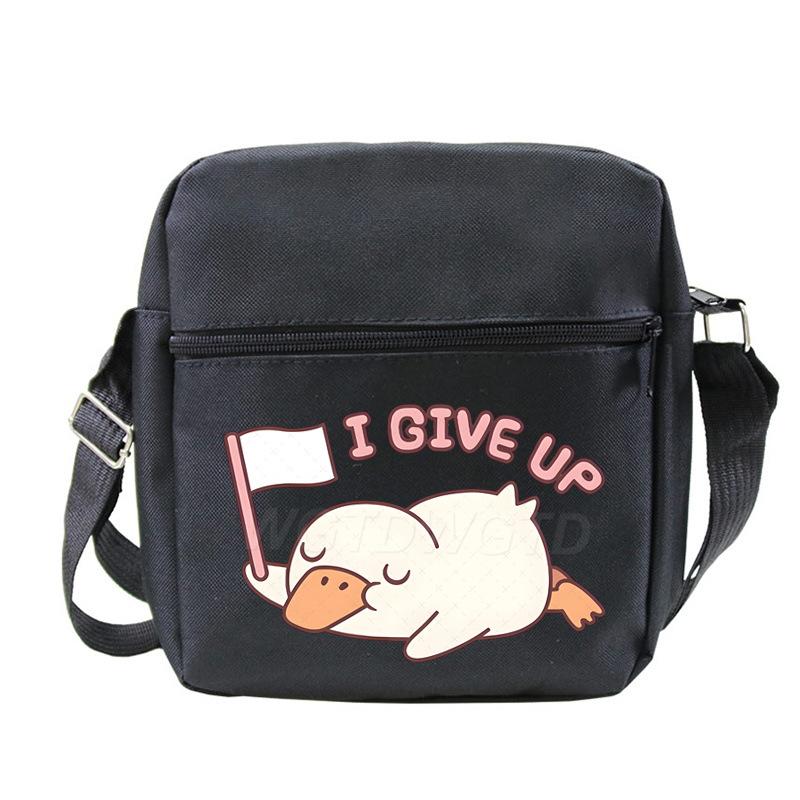 Cute printed shoulder bag casual multi-functional oblique span bag small bag student stationery bag