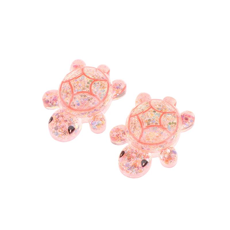 2Pcs Mini Turtle Garden Micro Landscape Resin Crafts Tiny Turtle Miniatures Home Decoration Ornaments Gift