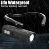 New Sensor Headlamp USB Rechargeable LED Flashlight Ear Headlight Headtorch Outdoor Waterproof Camping Running Fishing Lantern