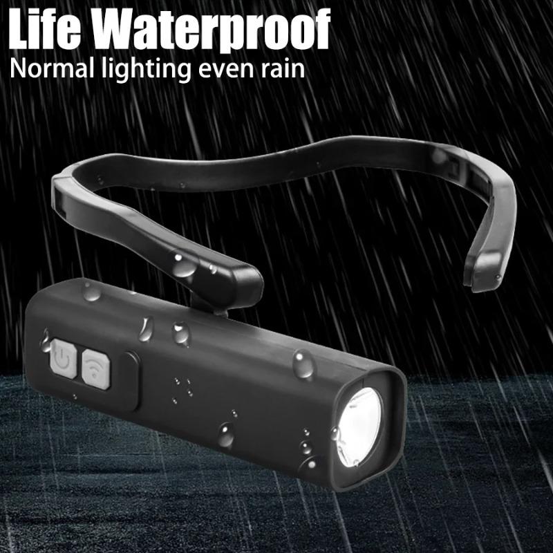 New Sensor Headlamp USB Rechargeable LED Flashlight Ear Headlight Headtorch Outdoor Waterproof Camping Running Fishing Lantern