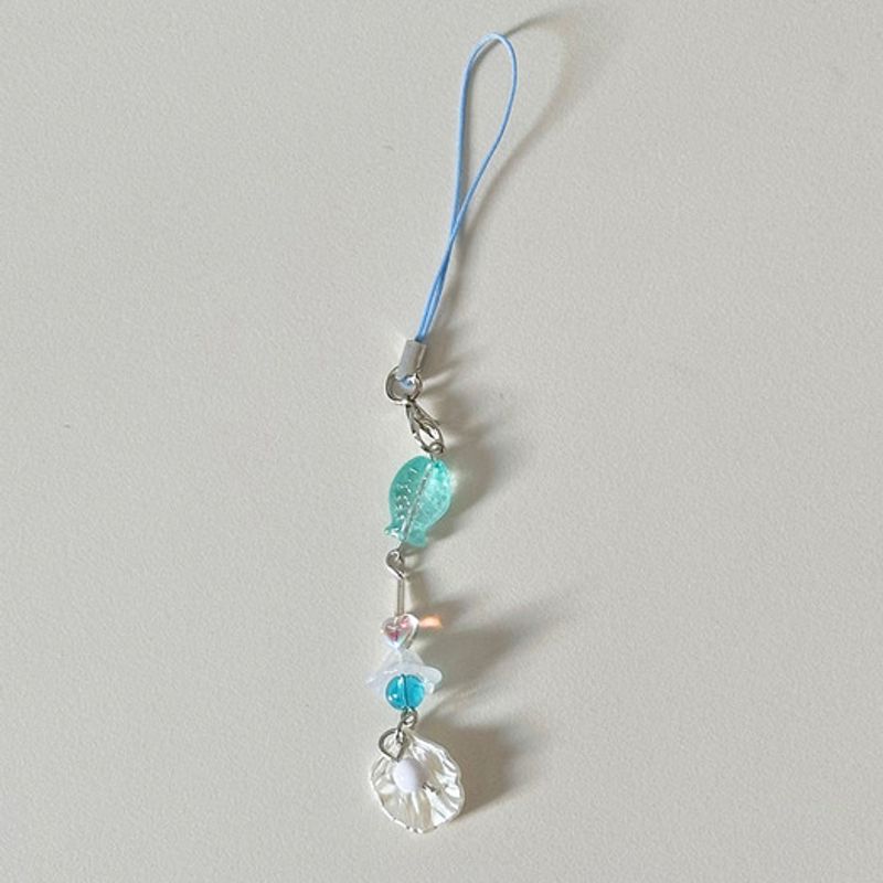 

boraand Seashell Key ring Heart Keychain (attachable) (3,000 won)