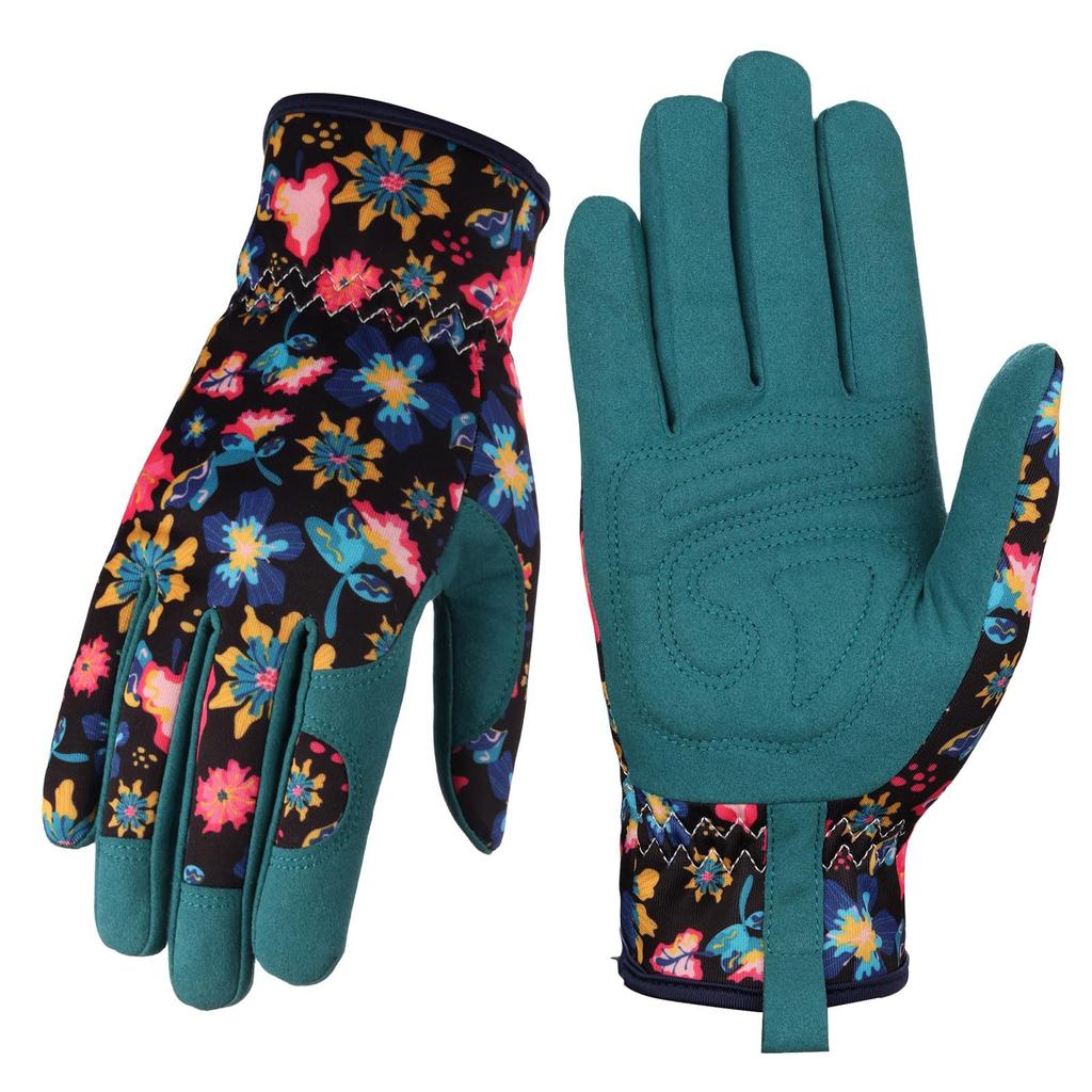 Gardening Gloves for Women Weeding Digging Planting Raking Thorn Proof No Stab for Working Outdoor Protective Leather Gloves