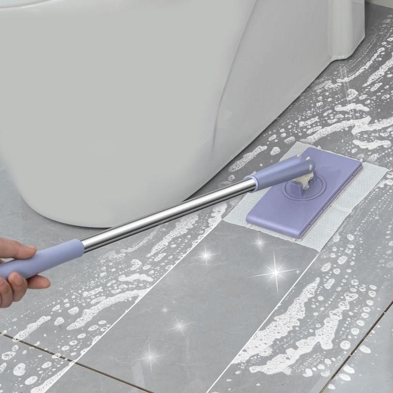 Multifunctional Face Towel Small Automatic Cloth Mop Multifunctional Household Bathroom Floor Cleaning Mini Dust Mops