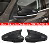 Für US Skoda Octavia 2013-2019 Für VW T-ROC 2017-2019 Auto Rückspiegel Seitenabdeckung Flügelkappe Außen Türgehäuse Zierleiste Aufkleber