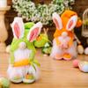 Easters Rabbit Ears Gnome Face less Doll Easters Desk Decorations Rabbit Plushes Dwarfs Toy Home Ornament Happy Easters