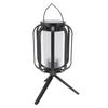 Solarlaterne Regendicht Hängende Solarbetriebene Lampe mit Stativ für Hof Terrasse Hinterhof Garten Gehweg