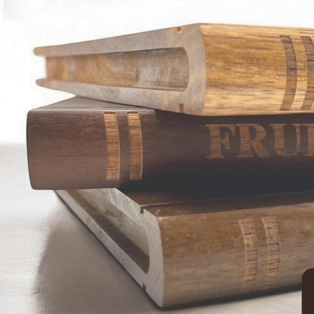 Cutting Boards for Kitchen 3 Pieces Book Shaped Thickened Supplies Chopping Boards for Kitchen for Cheese Meat Vegetables Home