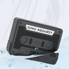 For Apple AirPods Pro 2/AirPods Pro Case Cassette Tape Design Portable Liquid Silicone Earbuds Cover with Strap