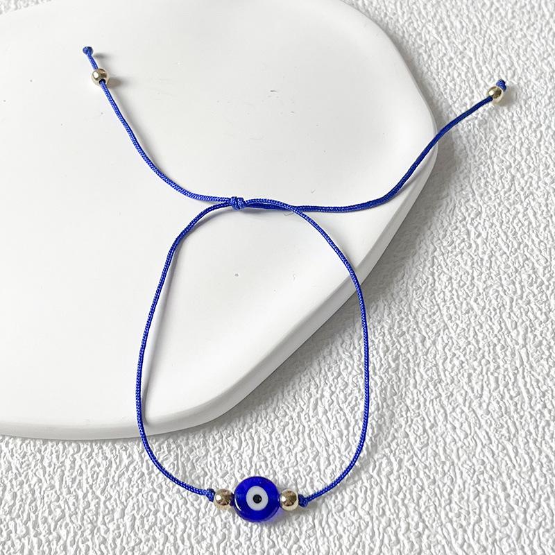 

New Red Birth Year Evil Eye Bracelet - Creative Woven Hand Rope for Couples, Men, and Women