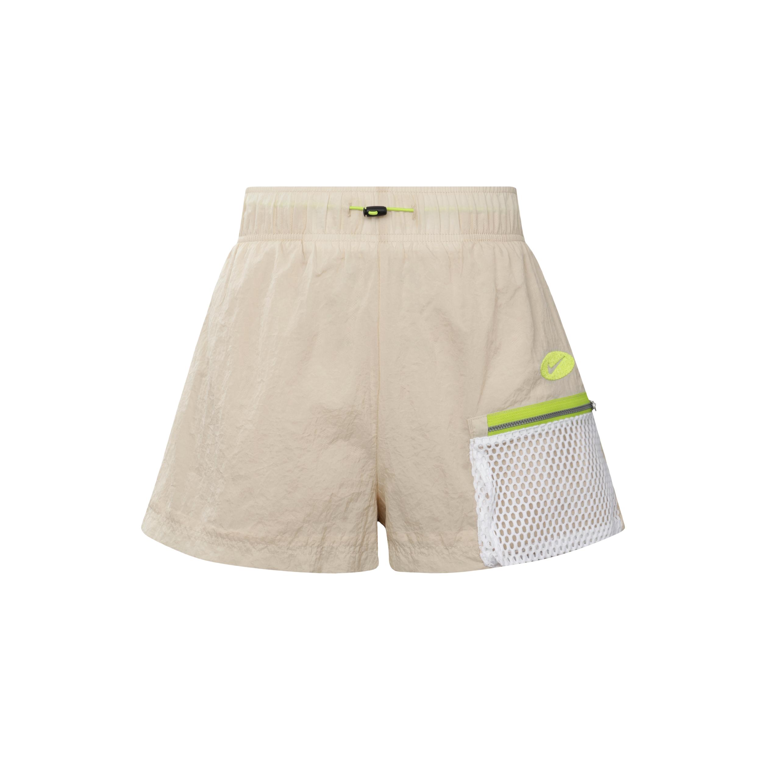 

Новые женские тканые шорты Nike с высокой посадкой Пляжный белый DM6561-126 S