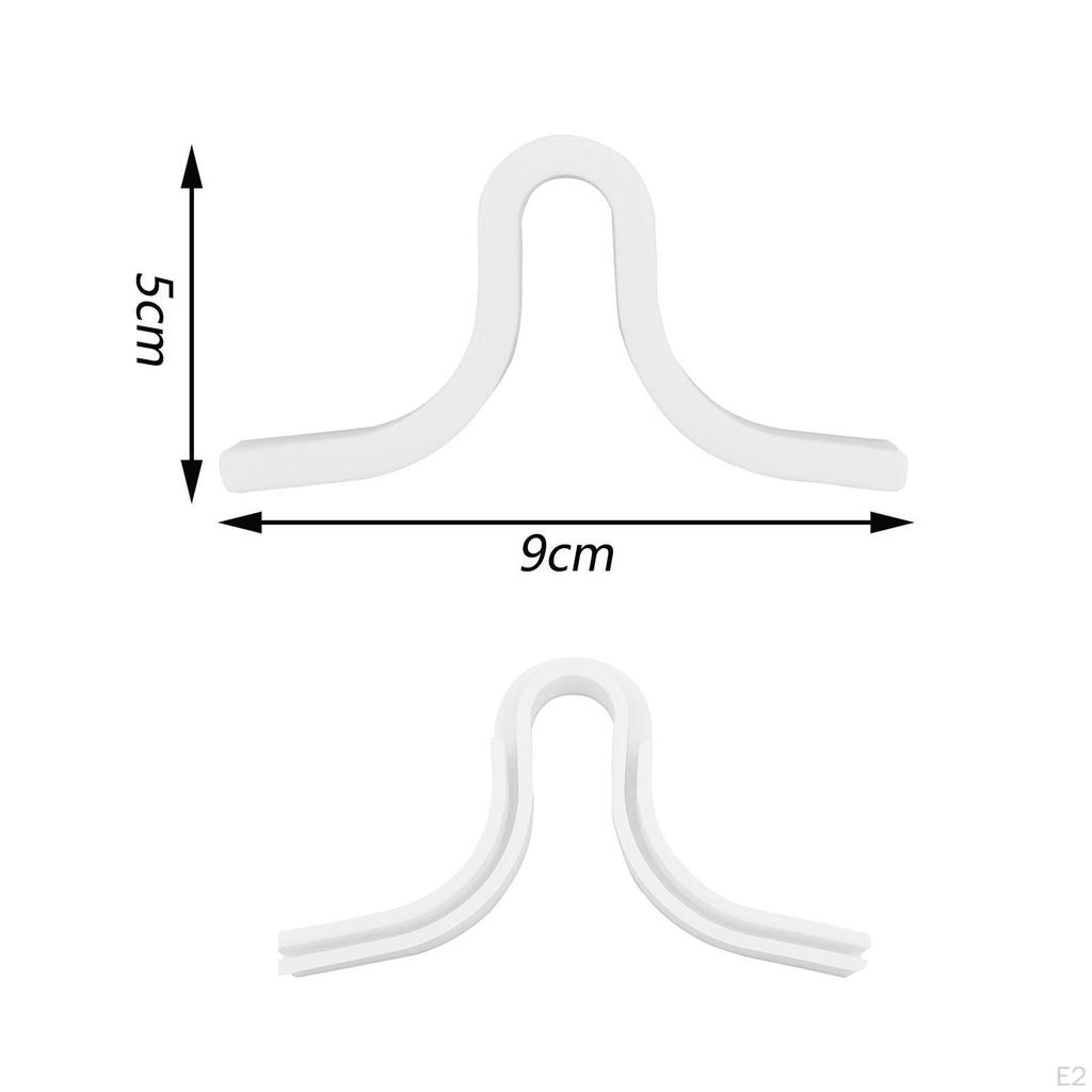 2pcs Anti Fog Silicone Nose Bridge Seal for