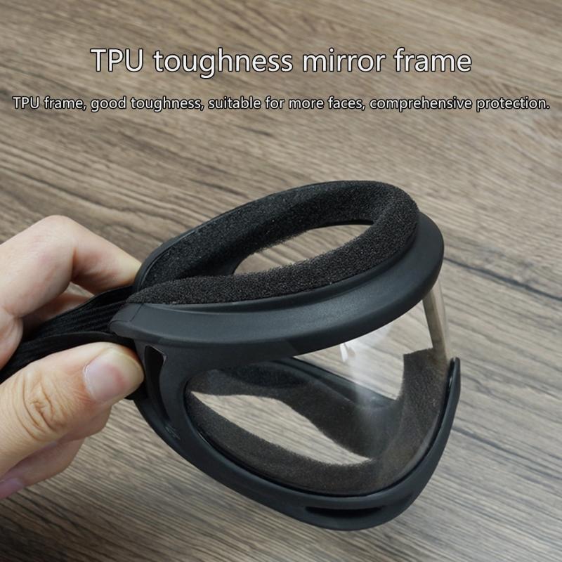 Shatterproof Safety Glasses Impact Resistant Goggles UV400 Protective Eyewear For Skiing Motorcross Airsoft Enthusiasts
