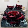 Colorful Flower Bedding Set Cartoon Comforter Sets Double Queen King Twin Full Size Duvet Cover Set Kids Girls White Bed Linen