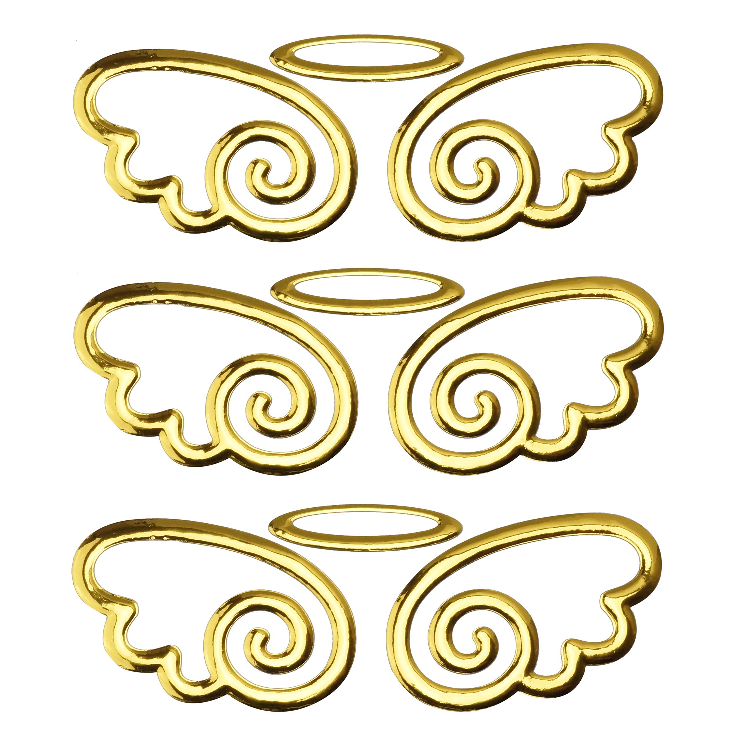 

prendre [Set of 3] Angel Cute Car Sticker 3D Dress золотой