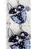 Japanese Style KT Cat Front Closure Sweet & Cute Halter Neck Underwear - Sexy and Bust-enhancing for Women