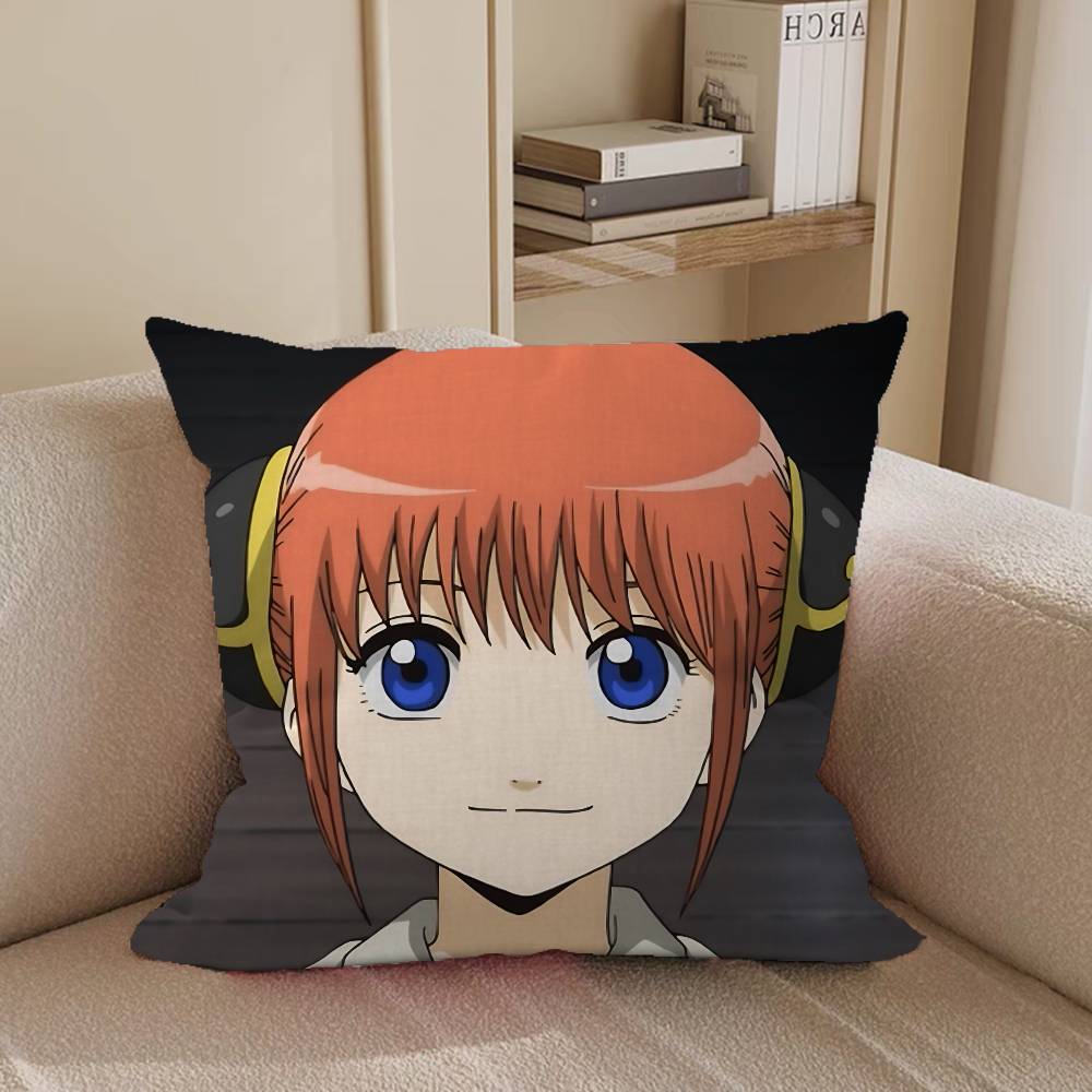 GINTAMA-a Pillow Case Removable Washable Cushion Cover – All-Season Soft Linen