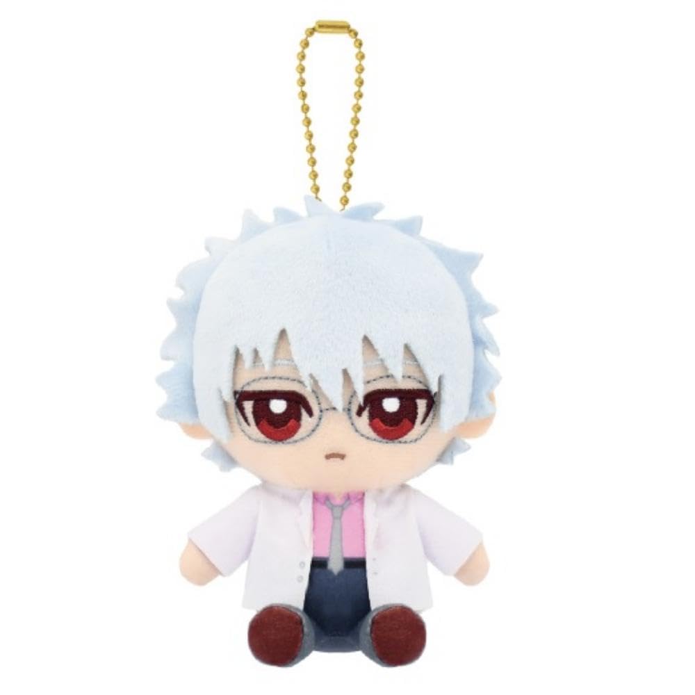 3rd Year Z Class Ginpachi Teacher Sakata Ginpachi Chibi Plush Sitting Mascot