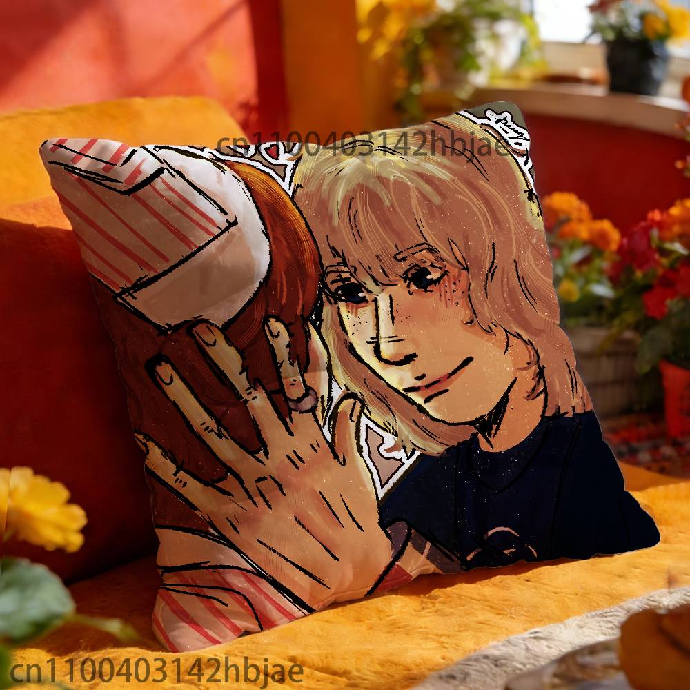 Rockie V-Vickie and R-Robin Pillow Case Print Polyester Fiber 40X40 Cm Home Sofa Throw Cushion Cover Decoration