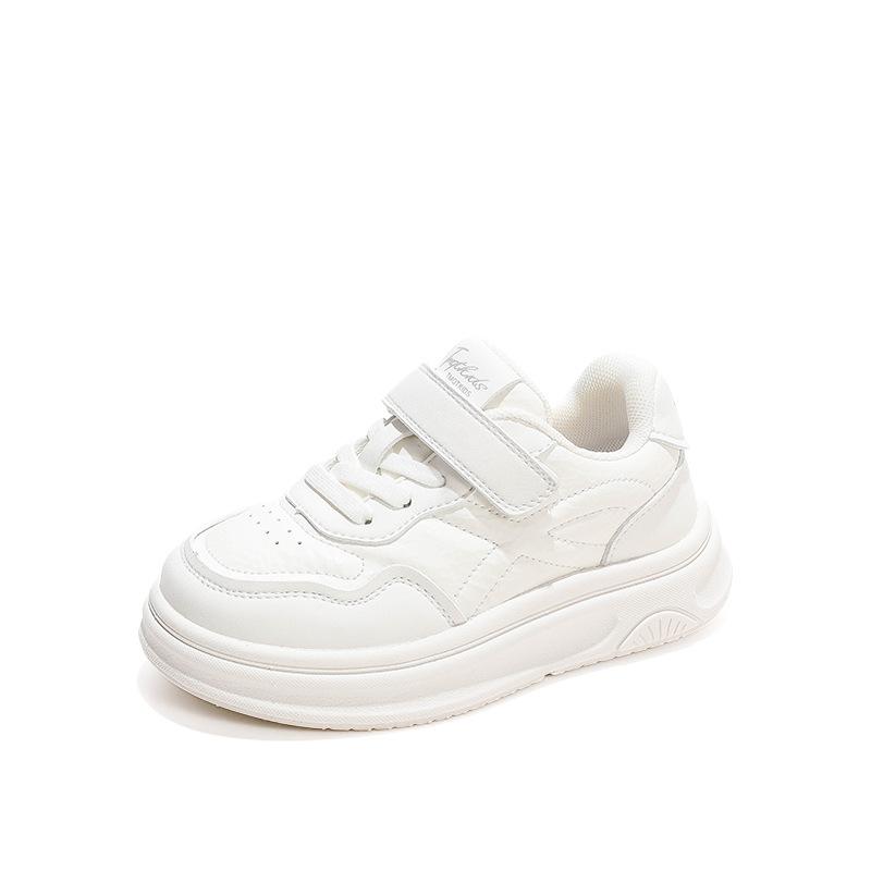 Size 26-40, Children's Little White Shoes 2025 Spring and Autumn Girls' New Fashion Soft Baseplate Shoes Spring and Autumn Versatile Neutral Style