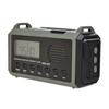 Multifunctional Emergency Radio with Solar Panel Hand Crank USB Charging AM FM SW NOAA Weather 3.5mm Headphone Jack SOS