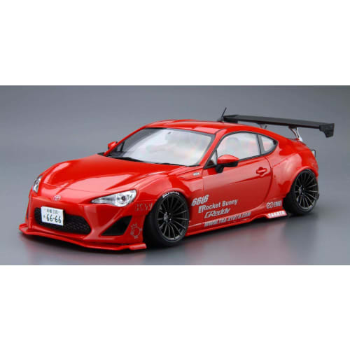 Aoshima Bunka Kyozai (AOSHIMA) 1/24 The Tuned Car Series No. 1 Toyota ZN6 TOYOTA86 '12 GREDDY & ROCKET BUNNY ENKEI Ver. Plastic Model