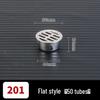 304 Stainless Steel Anti-Clogging Mesh Drain Cover for 75mm Balcony Rooftop Pipes