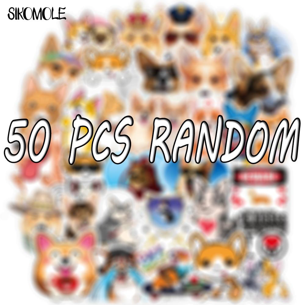 10 30 50 100PCS Cartoon Cute Corgi Dog Stickers Animals DIY Toy Skateboard Laptop Suitcase Case Table DecalS Graffiti Sticker F5