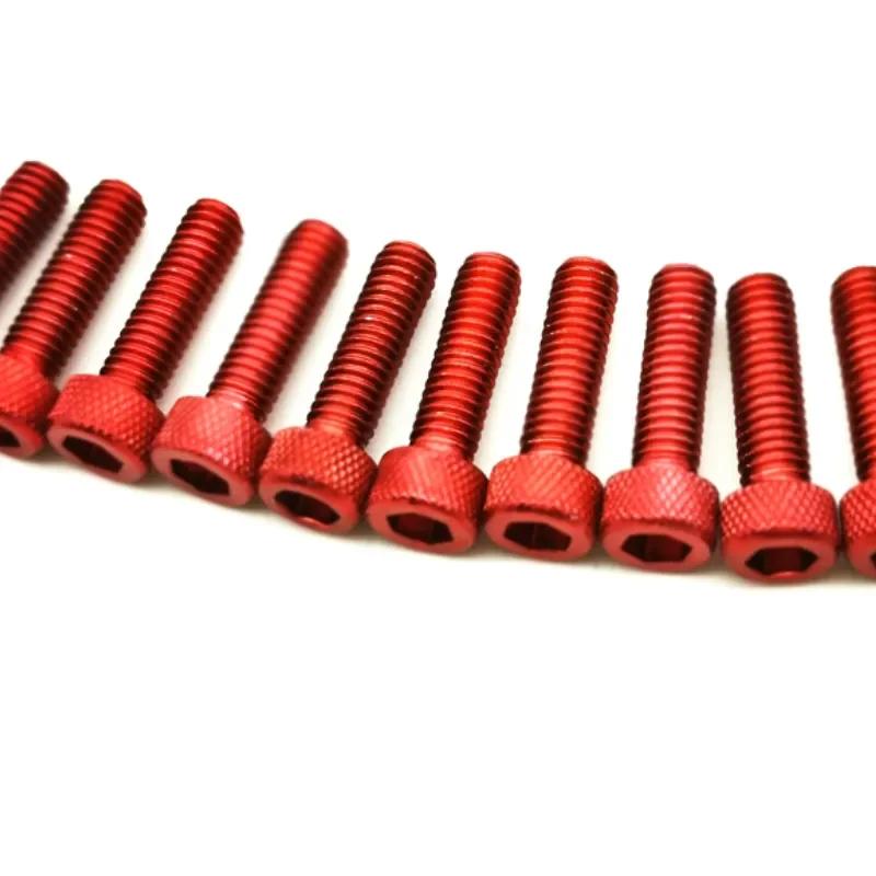 10Pcs Colorful Universal 6Mm Racing Motocross Component Kit Fairing Dirt Pit Bike Moto Fixing Nuts Bolts Auto Accessories Motorcycle Screw