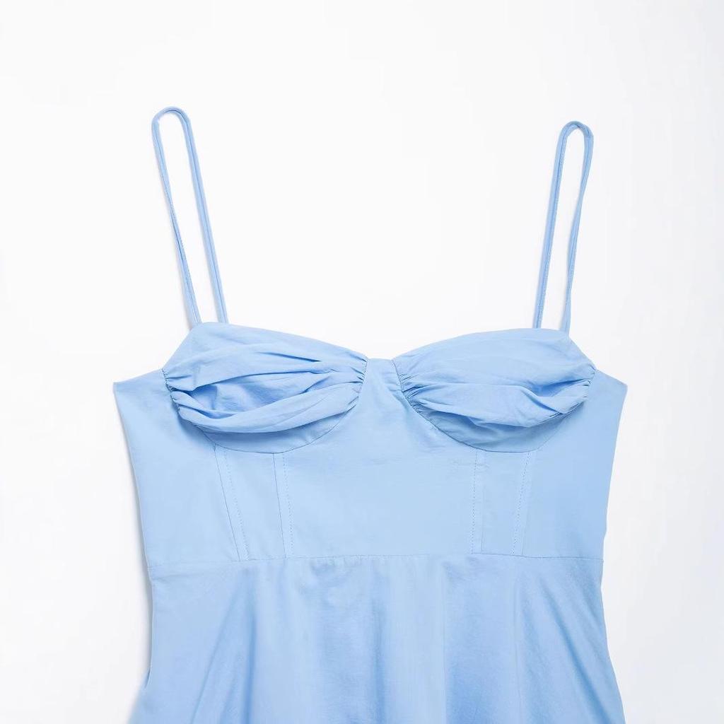 Spring 2025 Women's European & American Fashion Versatile Corset-Style Top