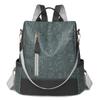 Schoolbag Backpack Fashion Printed Korean Version Soft PU Women's Anti-theft Backpack Going Out Leisure Trend Multifunctional Shoulder Bag