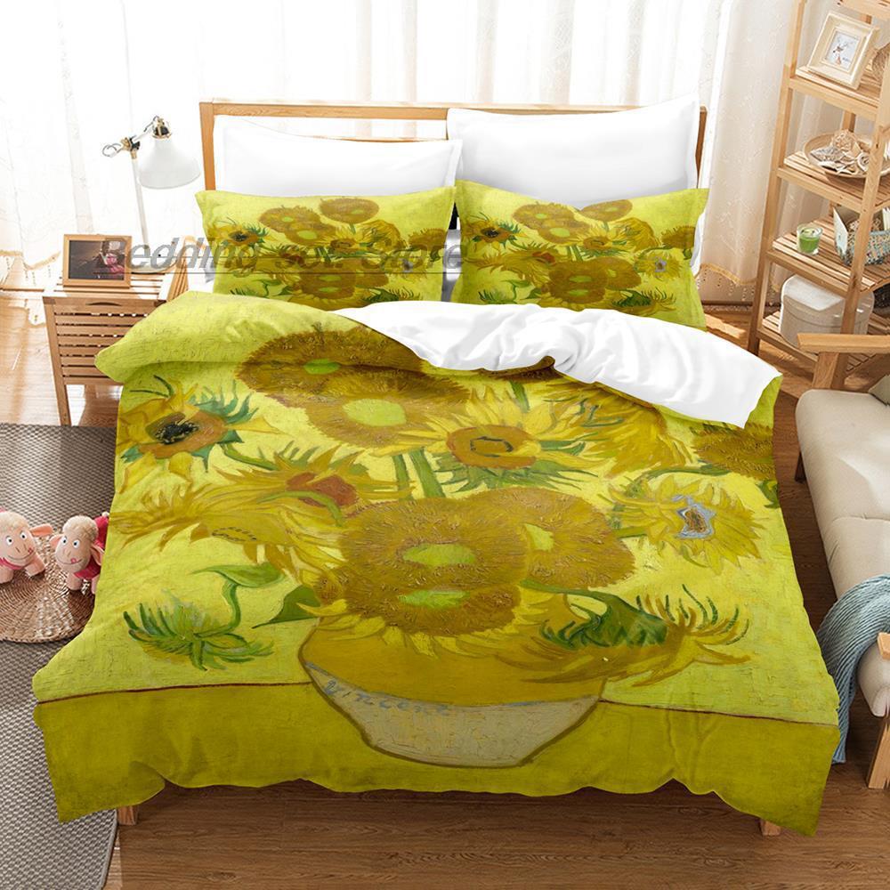 Fashion Technology Printing, 3D Digital Printing, Bedding, Duvet Covers, Pillowcases, Three-piece Sets