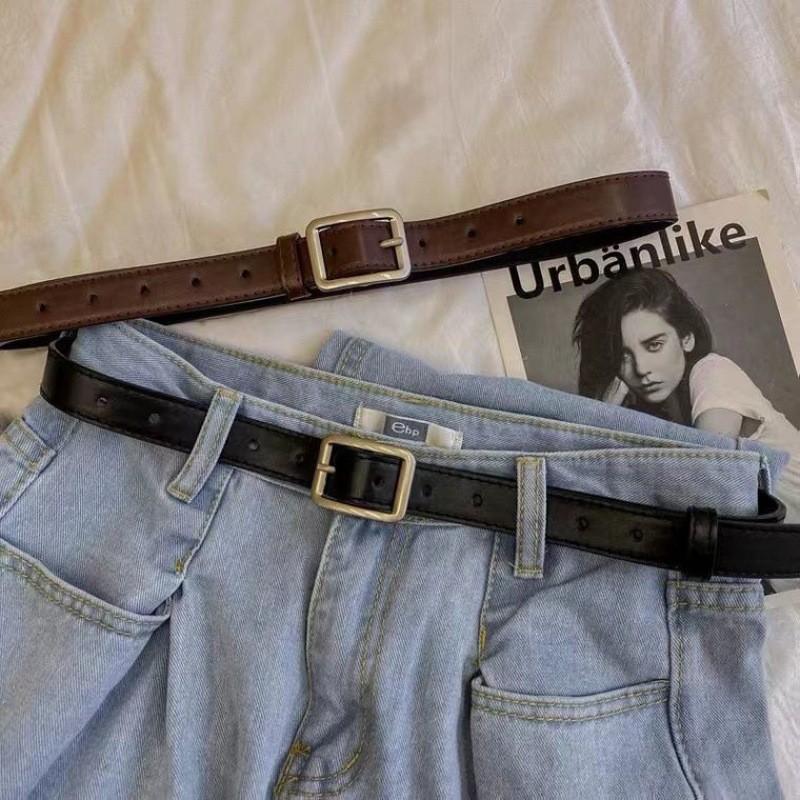 Canvas Womens Fashionable Belt In Retro Black Color With Unique Design Perfect For Casual And Looks Stylish