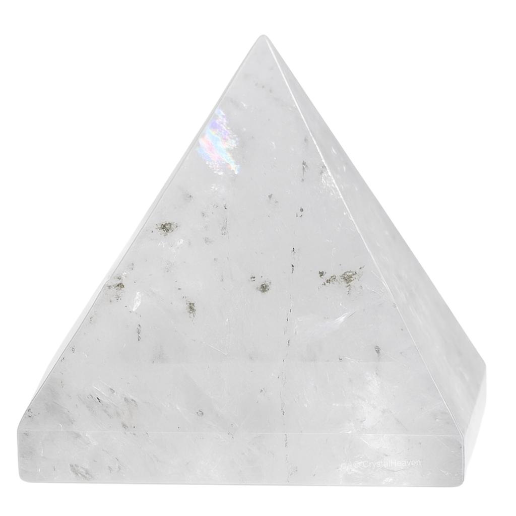 Bergkristall Pyramide - 1,5 Zoll Kristallpyramide für Positive Energie, Vastu, Reiki, Feng Shui und Chakra Heilung Energieausgleich