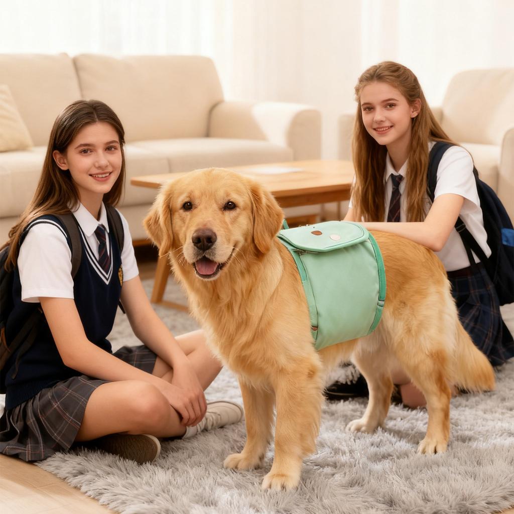 Male Dog Dog Sanitary Pants, Cartoon, Washable Diaper, Polite Belt For Male Dogs To Prevent Harassment, Pull-up Diaper, Pet Sanitary Pants