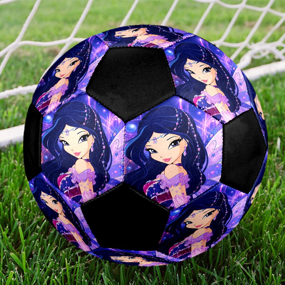 Pallone da Calcio Winx Club Taglia 5, Adatto per Partite Indoor e Outdoor, un Regalo Adatto a Tutti.
