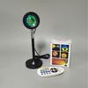 Hot Sale Led Sunset Lamp 16 Colors Rgb With Remote Control Rainbow Projection Night Light Led Sunset Light